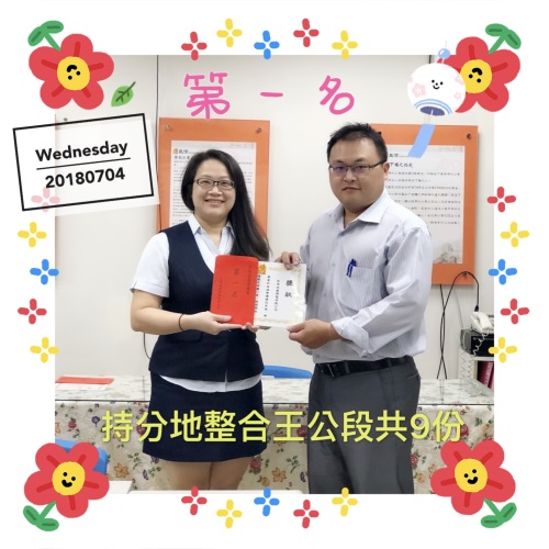 每週簽約競賽獎107年度7月(第一週)